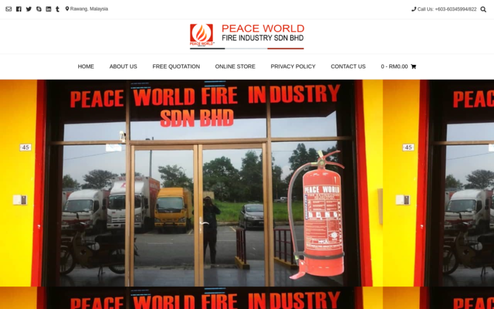 Fire Extinguisher Malaysia Supplier, Peace World Fire Industry Sdn Bhd